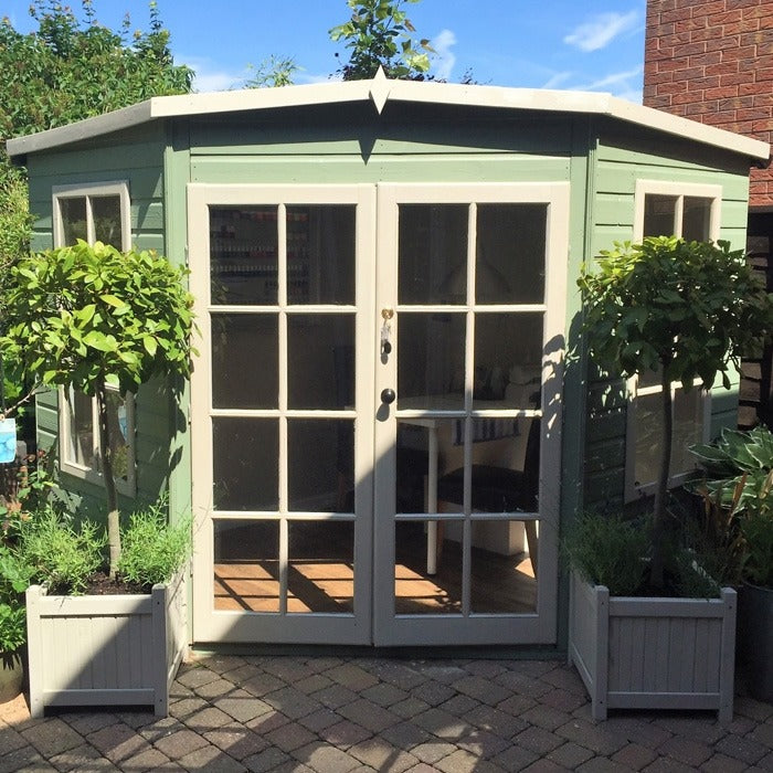 Loxley 7' x 7' Oxhill Corner Summer House | Sheds.co.uk