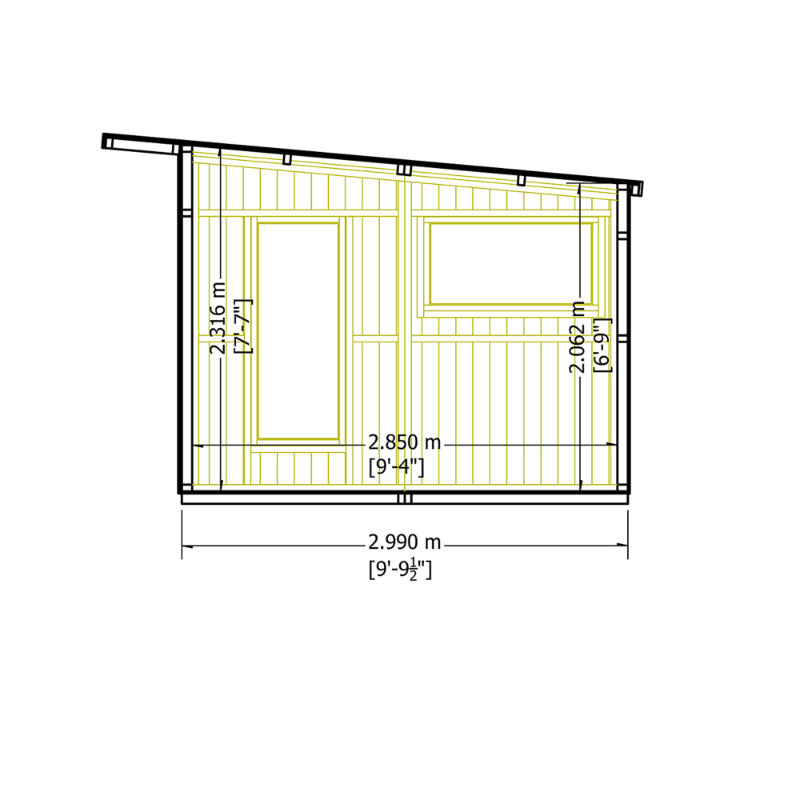 Loxley 8' x 10' Alton Summer House | Sheds.co.uk