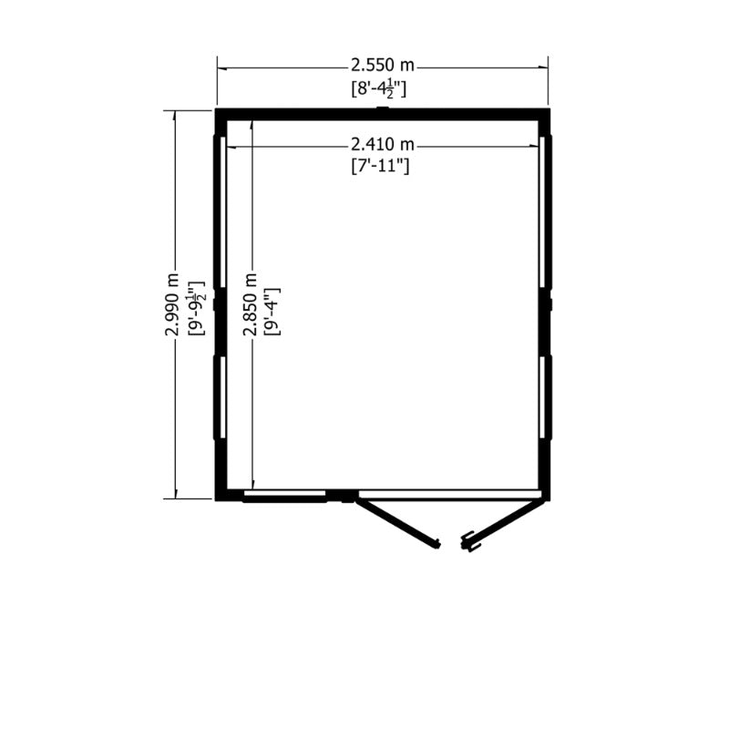 Loxley 8' x 10' Alton Summer House | Sheds.co.uk
