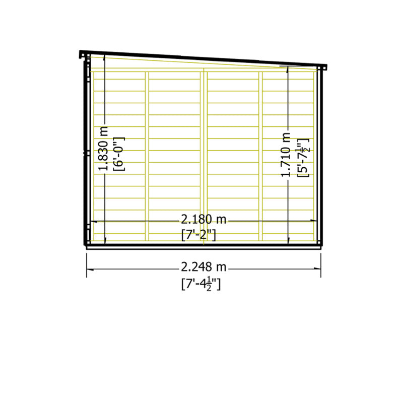 Loxley 8' x 12' Oxhill Corner Summer House With Side Shed | Sheds.co.uk