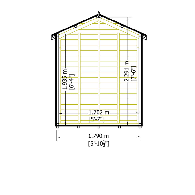 Loxley 8' x 6' Morval Summer House | Sheds.co.uk