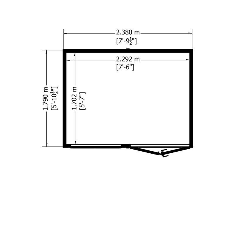 Loxley 8' x 6' Morval Summer House | Sheds.co.uk