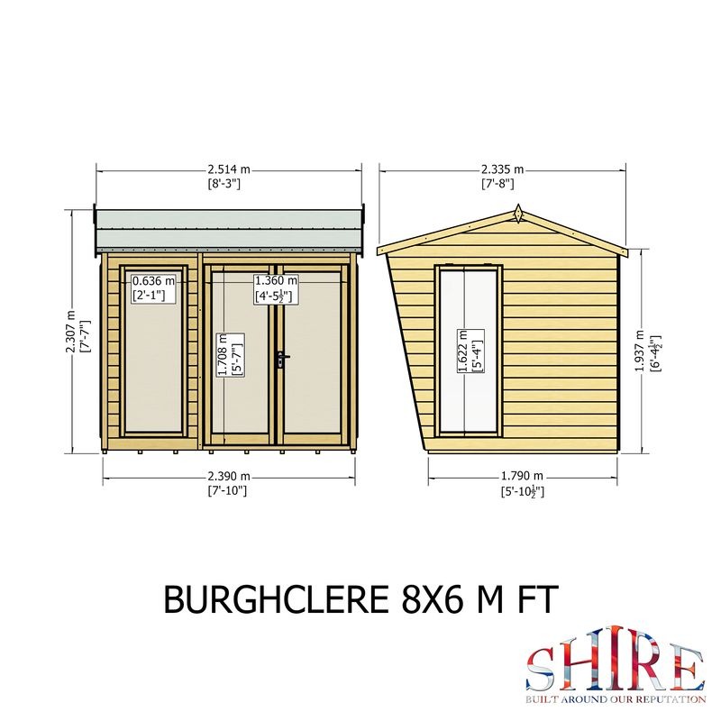 Loxley 8' x 6' Newlyn Summer House