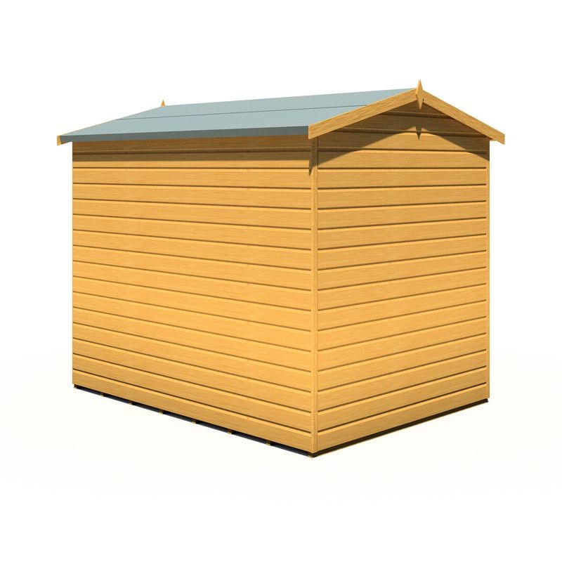 Loxley 8' x 6' Premium Shiplap Reverse Apex Shed | Sheds.co.uk