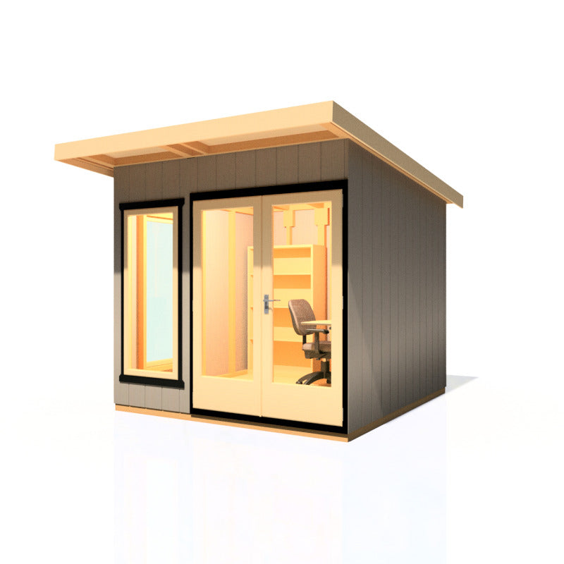 Loxley 8' x 8' Wembley Insulated Garden Room | Sheds.co.uk