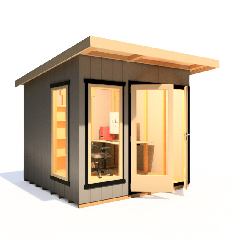 Loxley 8' x 8' Wembley Insulated Garden Room | Sheds.co.uk