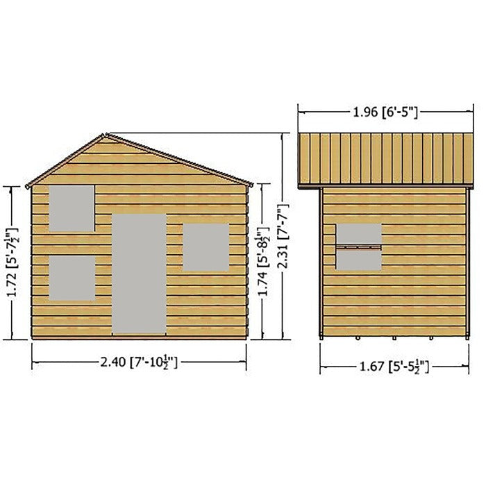 Loxley 8' x 6' Lollipop Playhouse