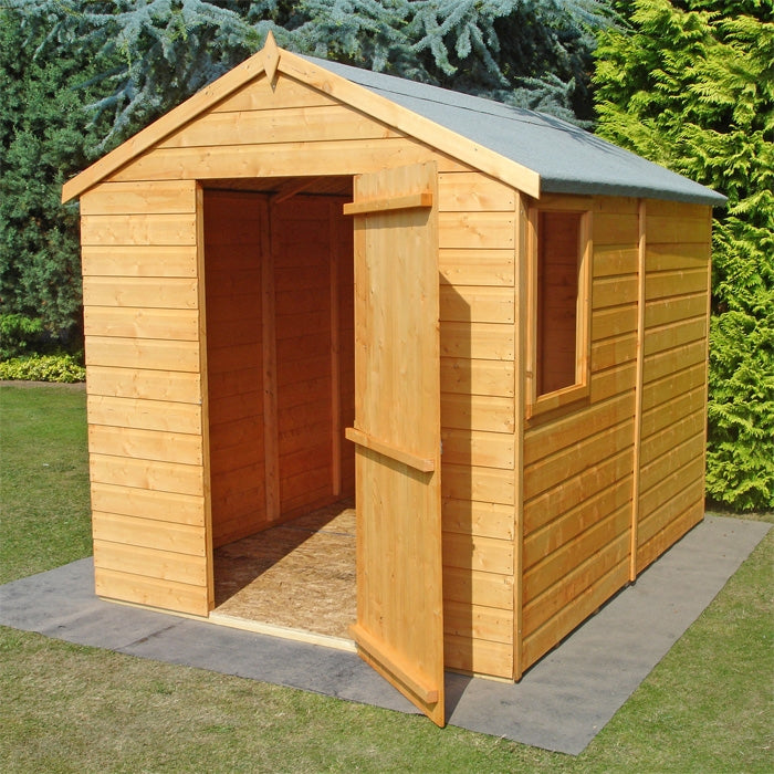 Loxley 6' x 8' Shiplap Apex Shed | Sheds.co.uk