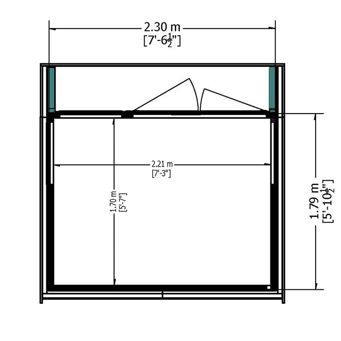 Loxley 8' x 6' Chalford Summer House