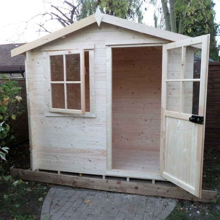 Loxley 2.7m x 2.7m Bexley Log Cabin - 19mm | Sheds.co.uk