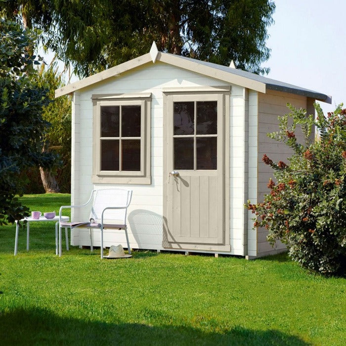 Loxley 2.7m x 2.7m Bexley Log Cabin - 19mm | Sheds.co.uk