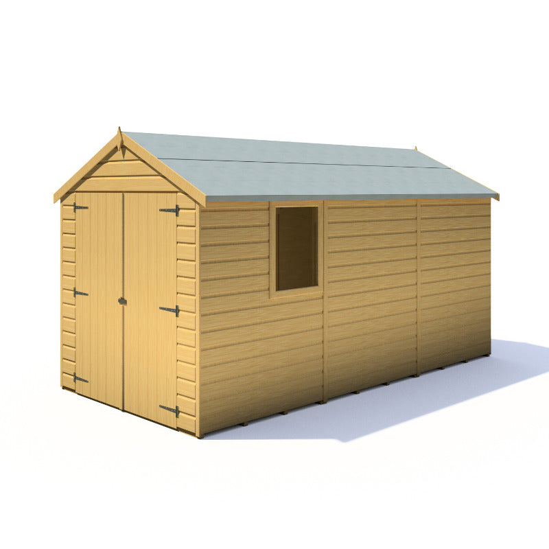 Loxley 6' x 12' Double Door Shiplap Apex Shed | Sheds.co.uk