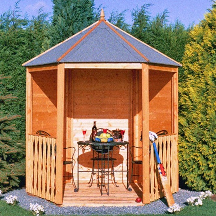 Loxley 7' x 6' Jupiter Hexagonal Gazebo | Sheds.co.uk