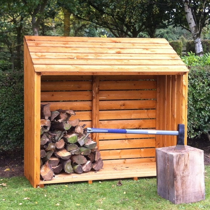 Loxley Lean To Log Store | Sheds.co.uk