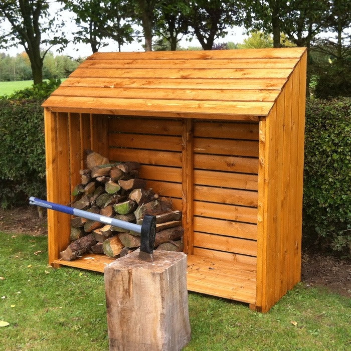 Loxley Lean To Log Store | Sheds.co.uk