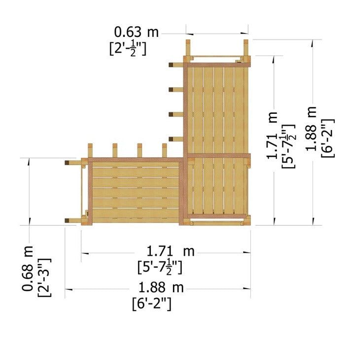 Loxley Luna Arbour | Sheds.co.uk