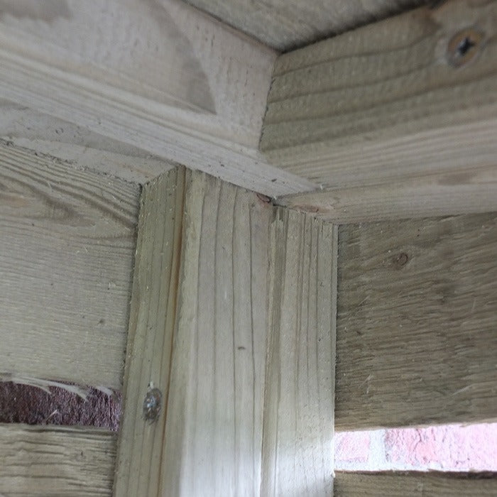 Loxley Pressure Treated Tall Log Store | Sheds.co.uk