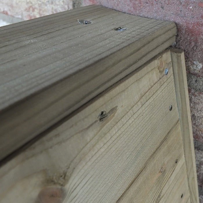 Loxley Small Tongue and Groove Triangular Log Store | Sheds.co.uk