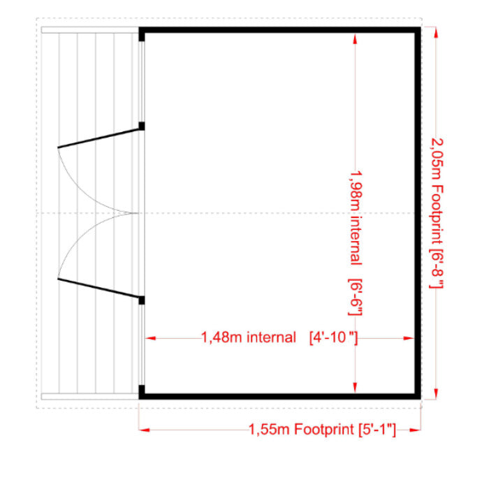 Loxley 7' x 7' Grasmere Summer House | Sheds.co.uk