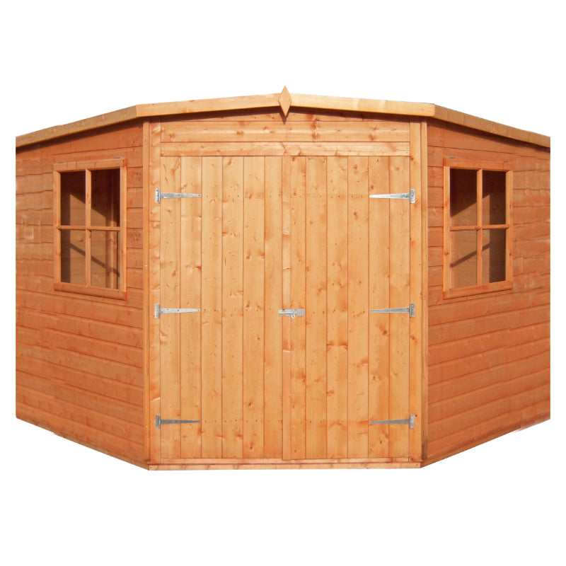 Loxley 10' x 10' Shiplap Corner Shed | Sheds.co.uk