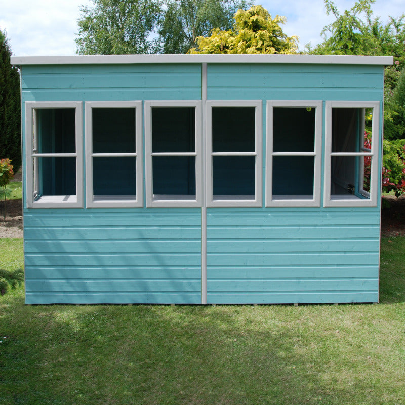 Loxley 10' x 10' Shiplap Sun Pent Shed | Sheds.co.uk