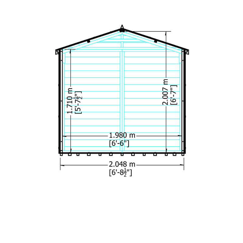 Loxley 7' x 10' Beverley Summer House | Sheds.co.uk