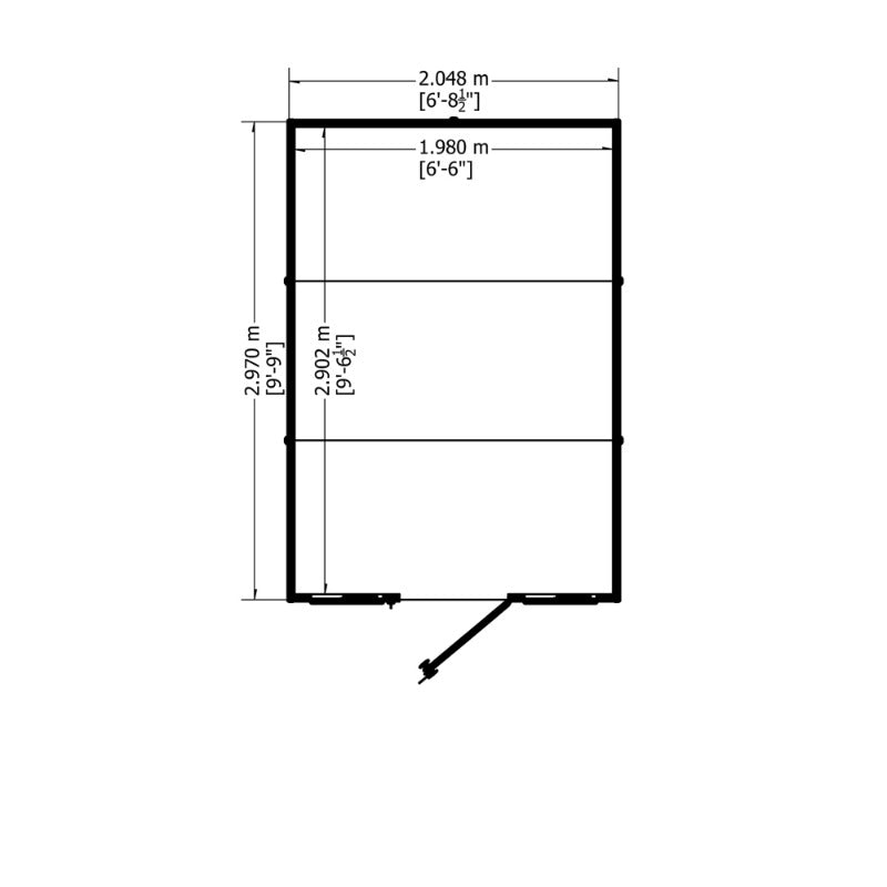 Loxley 7' x 10' Beverley Summer House | Sheds.co.uk