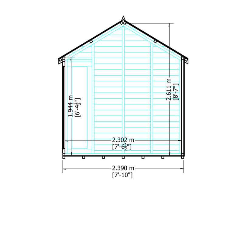 Loxley 10' x 8' Dawlish Summer House | Sheds.co.uk