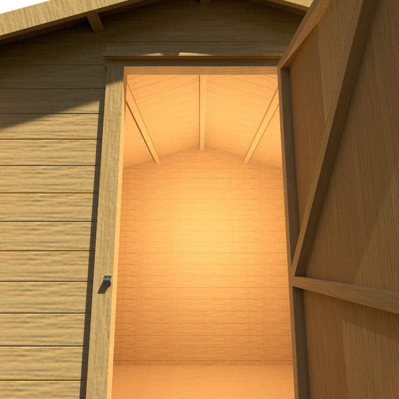 Loxley 2.4m x 2.4m Bampton Log Cabin - 19mm | Sheds.co.uk