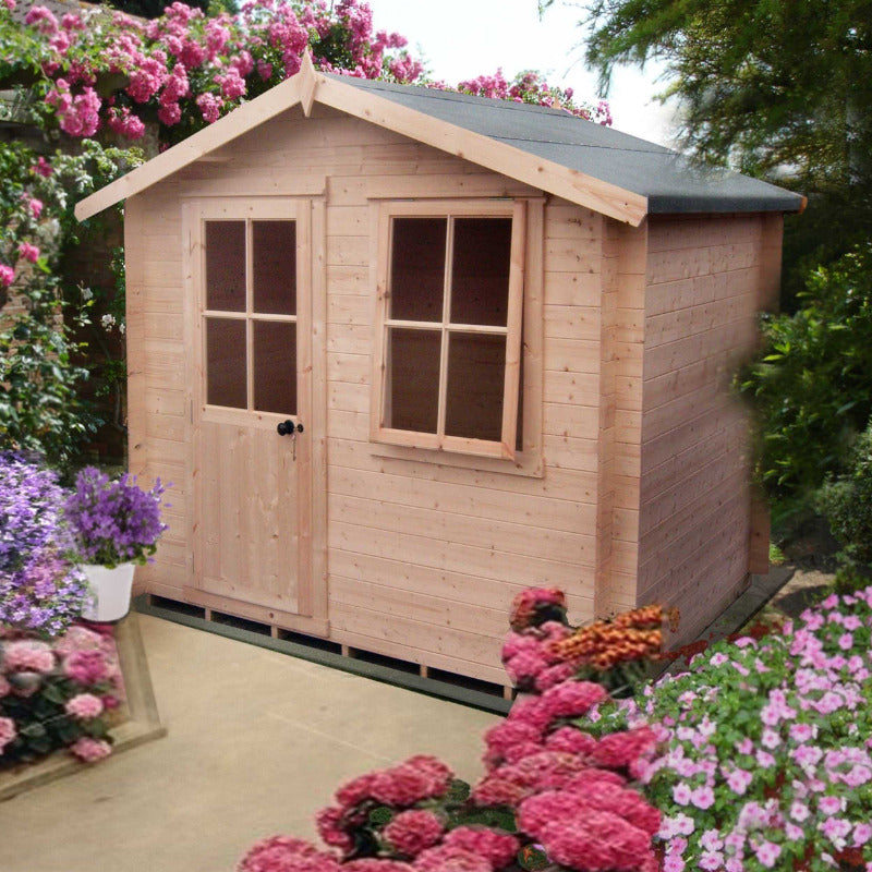 Loxley 3m x 3m Bexley Log Cabin - 19mm | Sheds.co.uk