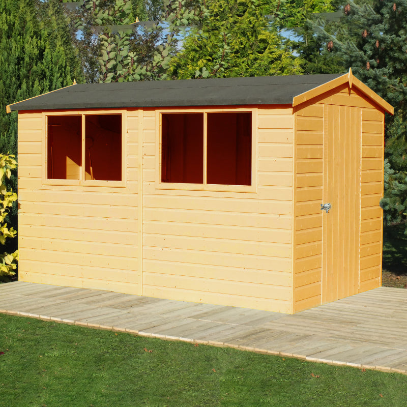 Loxley 6' x 10' Premium Shiplap Apex Shed | Sheds.co.uk