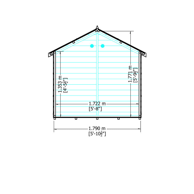 Loxley 6' x 4' Maple Playhouse | Sheds.co.uk