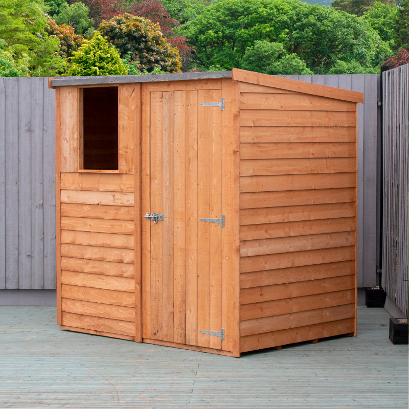 Loxley 6' x 4' Overlap Pent Shed | Sheds.co.uk