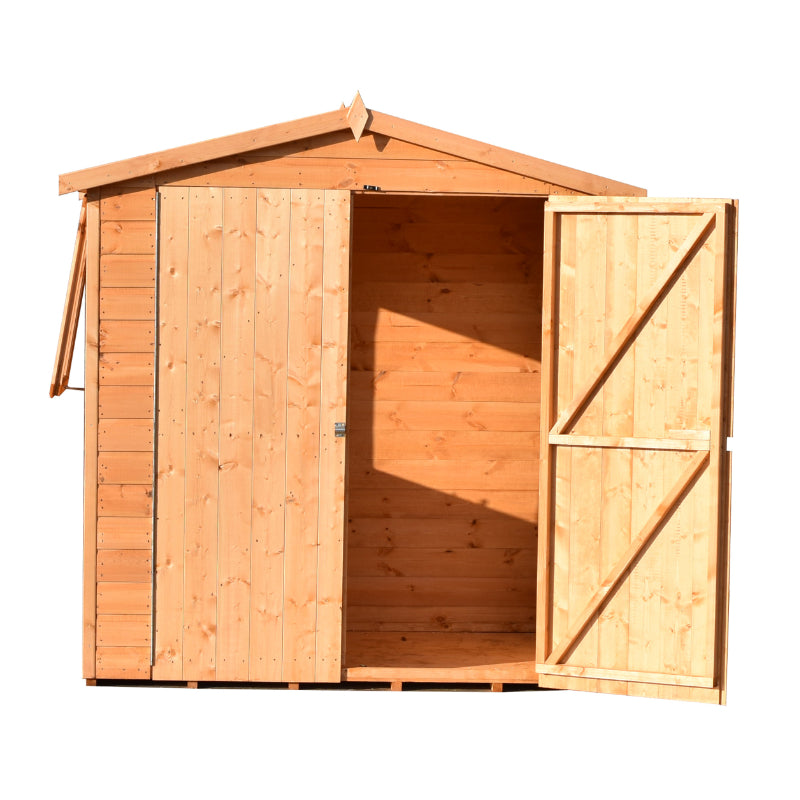 Loxley 6' x 4' Premium Double Door Shiplap Apex Shed | Sheds.co.uk