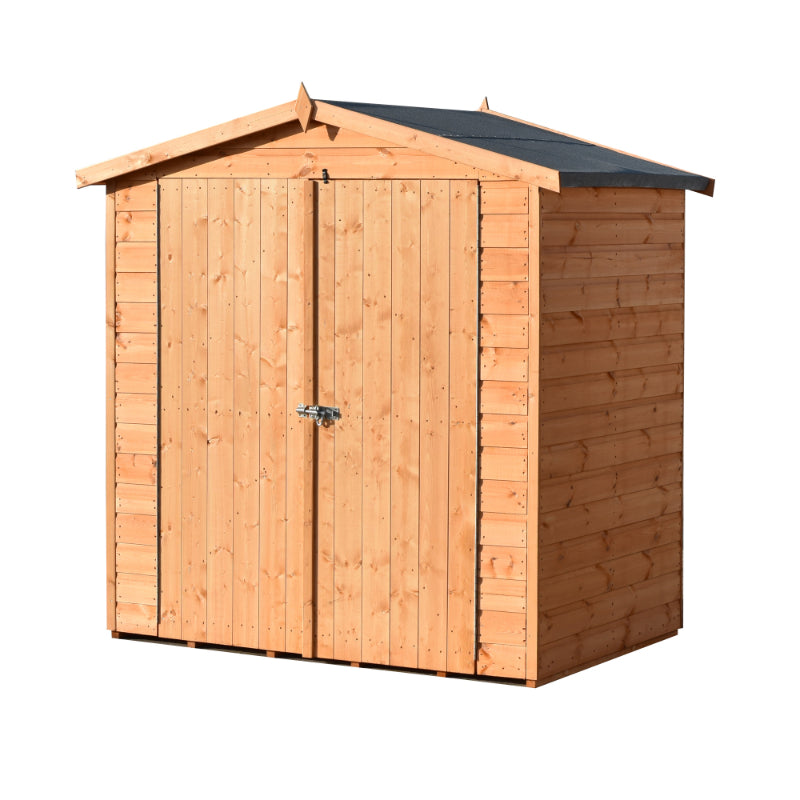 Loxley 6' x 4' Premium Double Door Shiplap Apex Shed | Sheds.co.uk