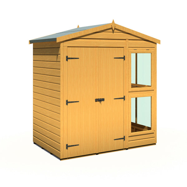 Loxley 6' x 4' Shiplap Apex Potting Shed - Sheds.co.uk