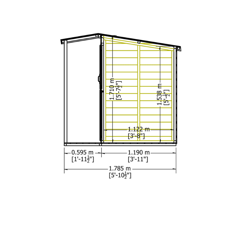 Loxley 6' x 6' Sherbet Playhouse | Sheds.co.uk