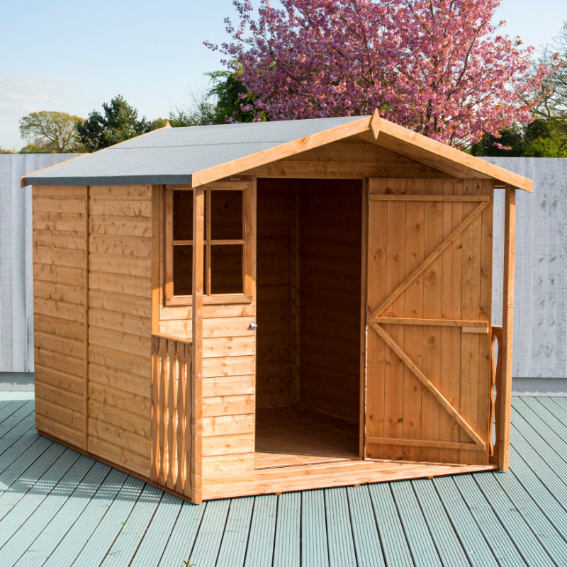 Loxley 7' x 9' Apex Summer Shed | Sheds.co.uk