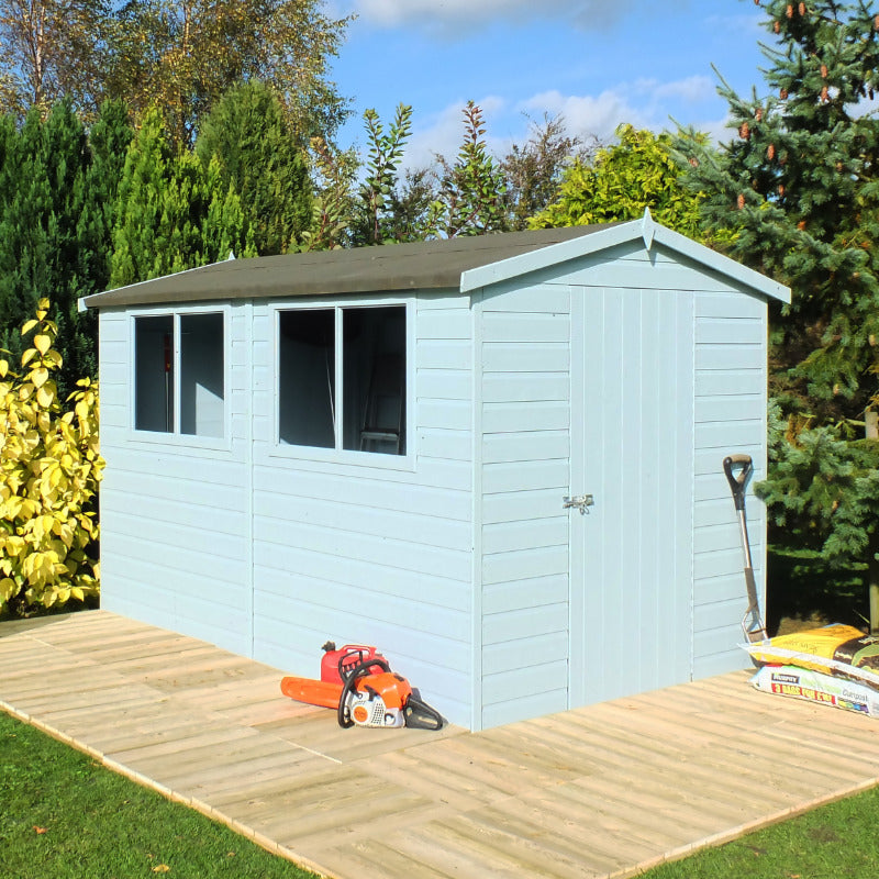 Loxley 8' x 12' Premium Shiplap Apex Shed | Sheds.co.uk