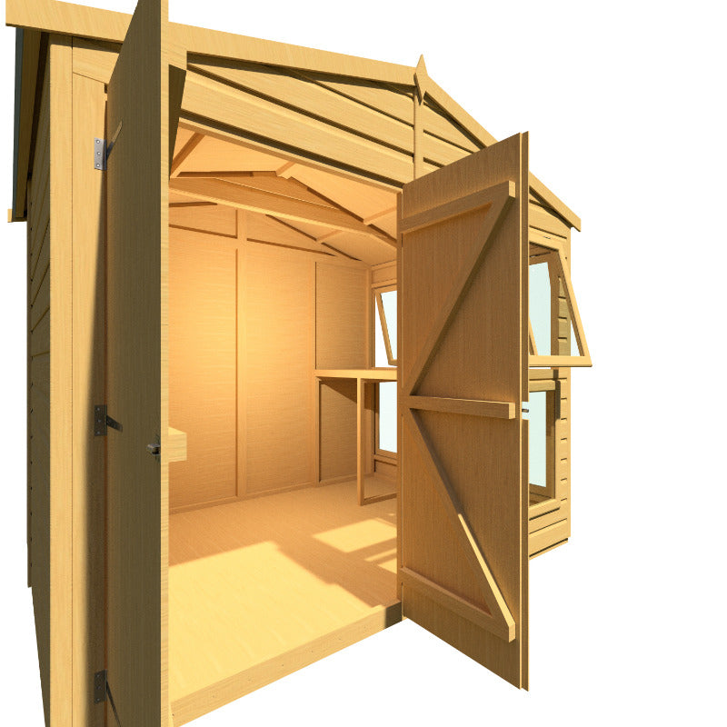 Loxley 8' x 6' Shiplap Apex Potting Shed | Sheds.co.uk