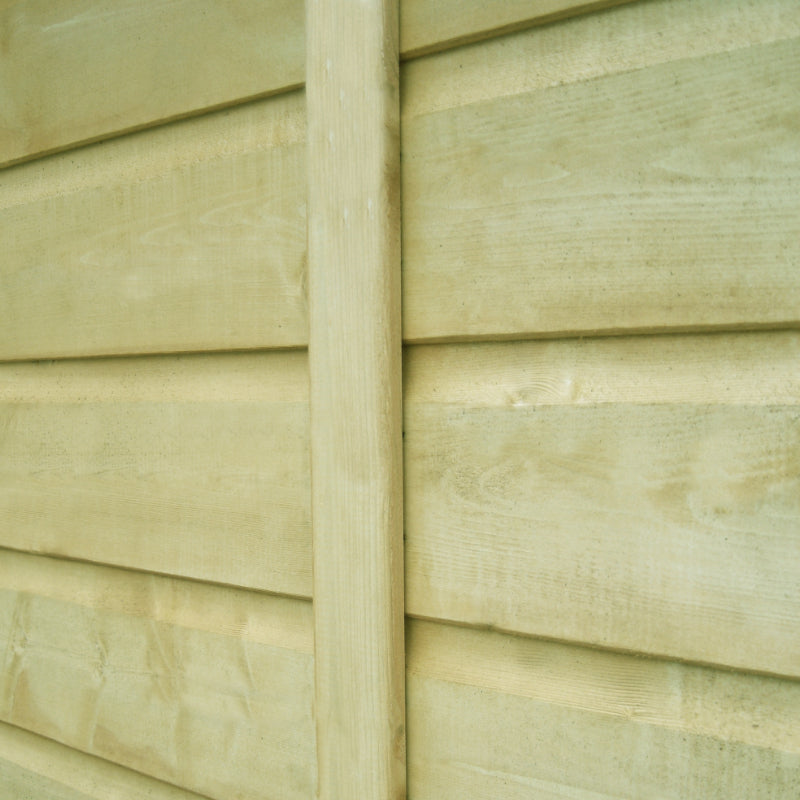 Loxley 8' x 8' Pressure Treated Shiplap Corner Shed | Sheds.co.uk