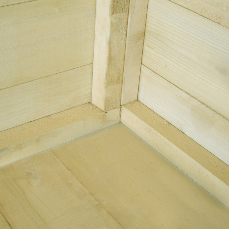 Loxley 8' x 8' Pressure Treated Shiplap Corner Shed | Sheds.co.uk