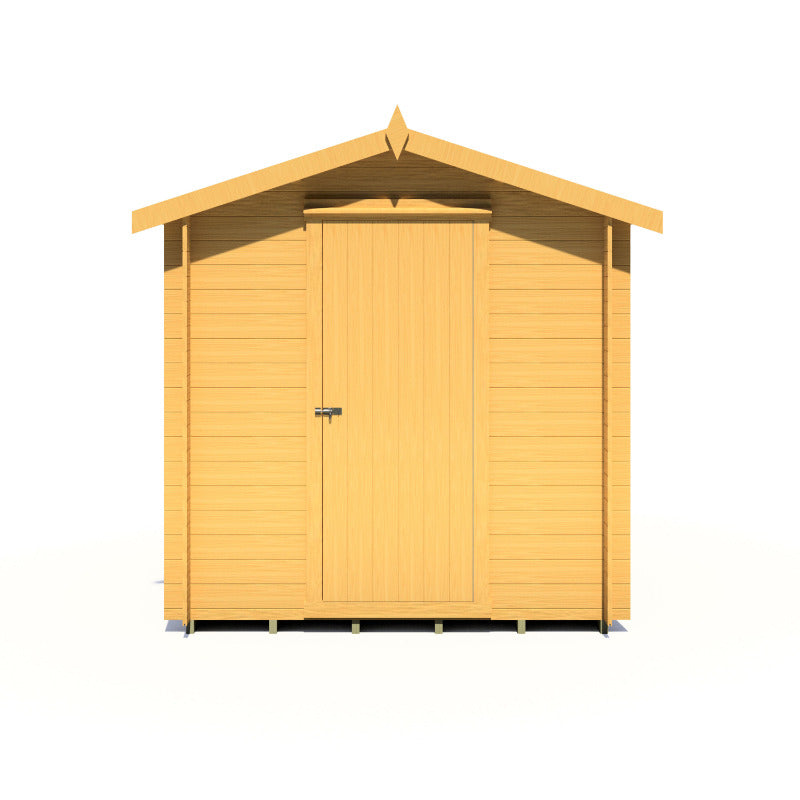 Loxley 2.1m x 2.1m Bampton Log Cabin - 19mm | Sheds.co.uk