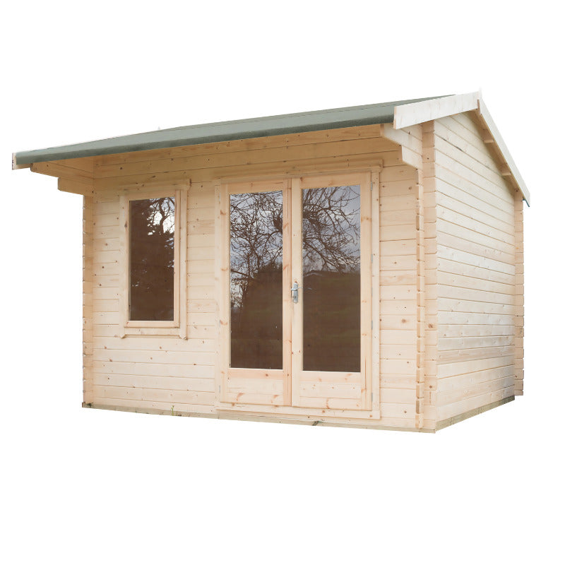 Loxley 3m x 3m Maltby Log Cabin - 28mm | Sheds.co.uk