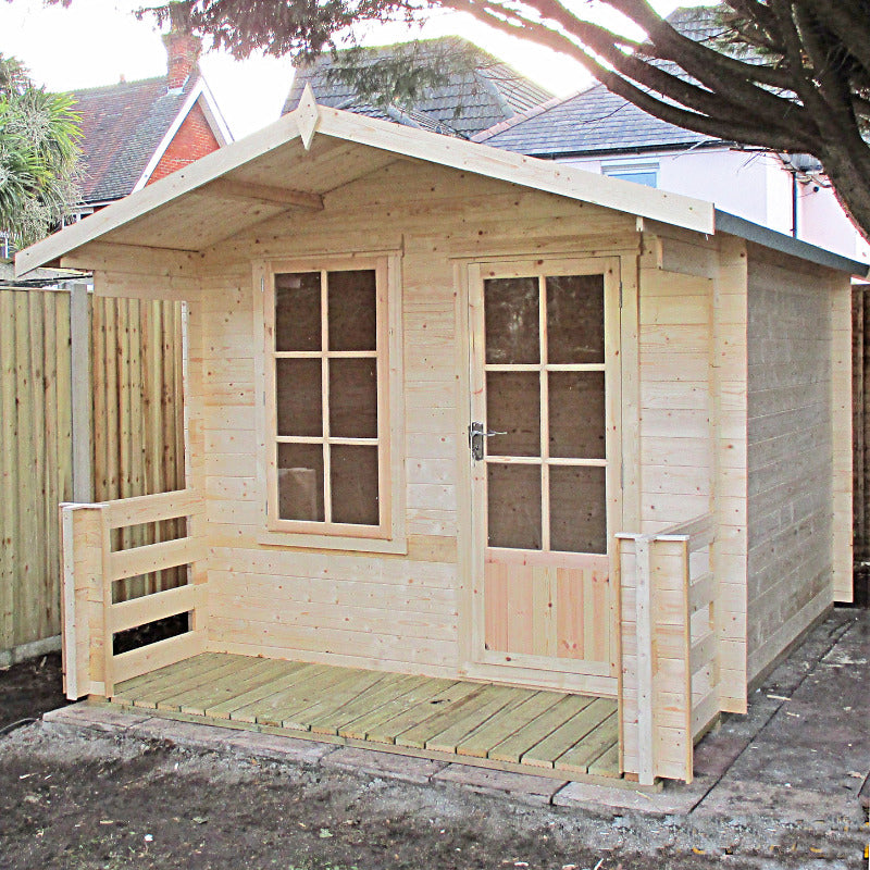 Loxley 2.1m x 2.1m Kingham Log Cabin - 19mm | Sheds.co.uk