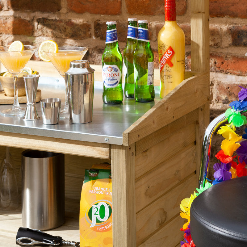 Rowlinson Garden Mini Bar | Sheds.co.uk
