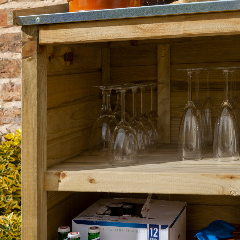 Rowlinson Garden Mini Bar | Sheds.co.uk
