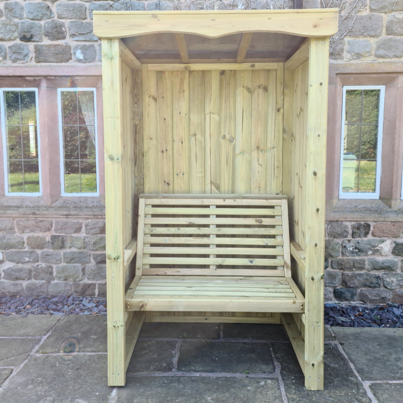 Moorvalley 2 Seater Foxcote Arbour | Sheds.co.uk