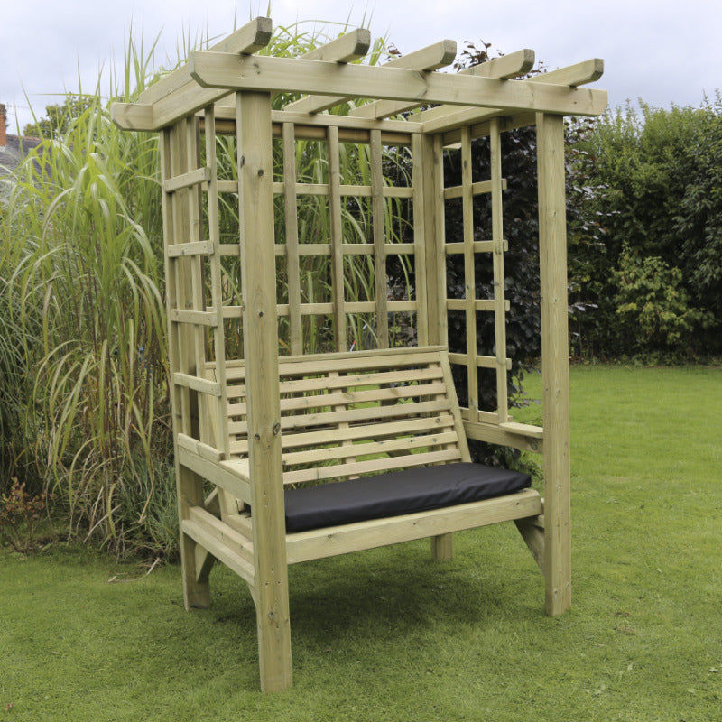 Moorvalley 2 Seater Full Trellis Arbour | Sheds.co.uk