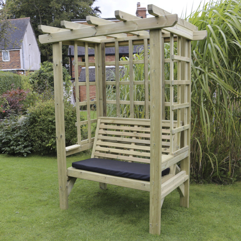 Moorvalley 2 Seater Full Trellis Arbour | Sheds.co.uk